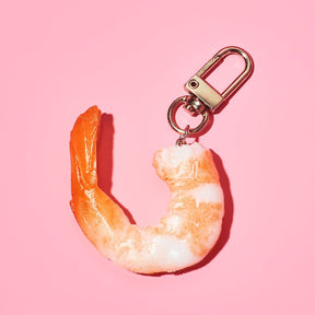 Food Keychain - Shrimp Dad - Food Novelty - Funny Keychain