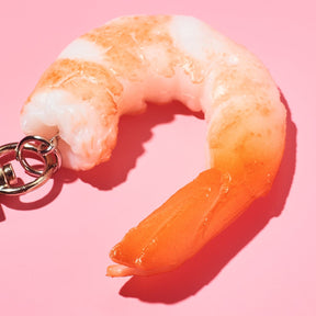 Food Keychain - Shrimp Dad - Food Novelty - Funny Keychain