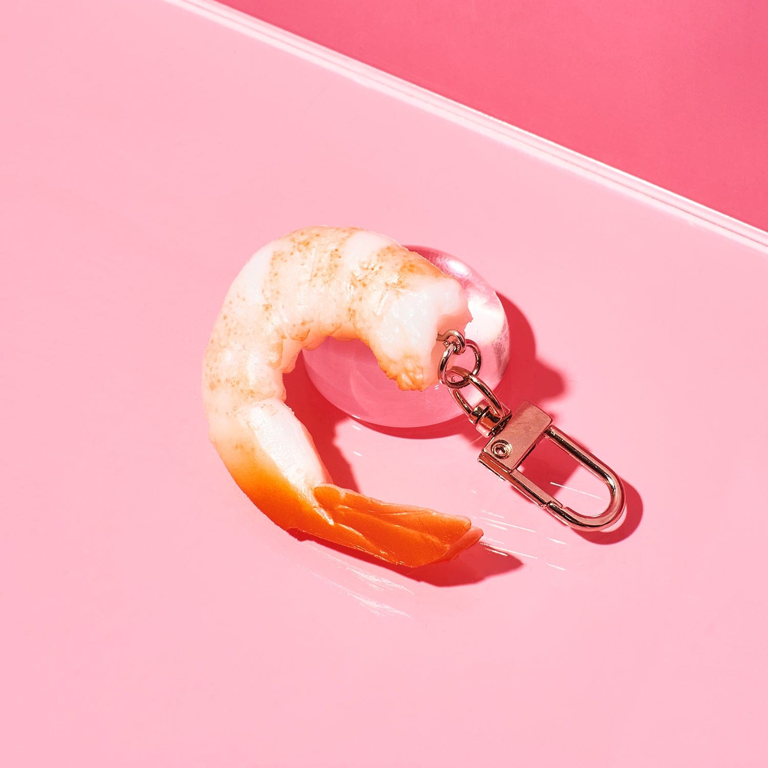 Food Keychain - Shrimp Dad - Food Novelty - Funny Keychain