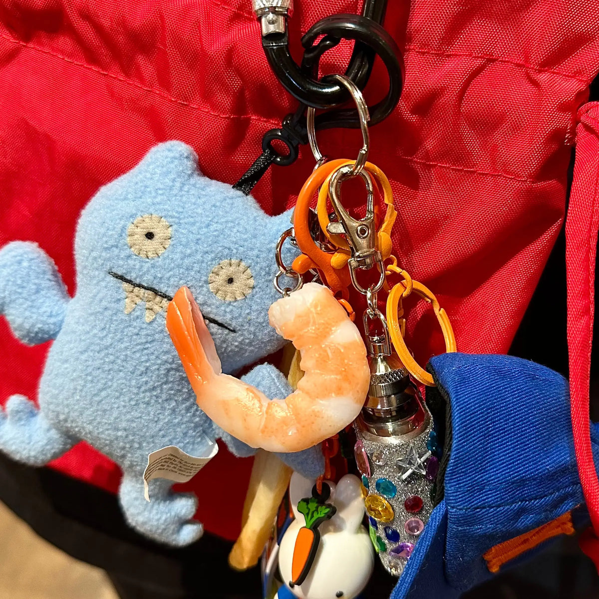 Food Keychain - Shrimp - Plain | Novelty at Friends Nyc