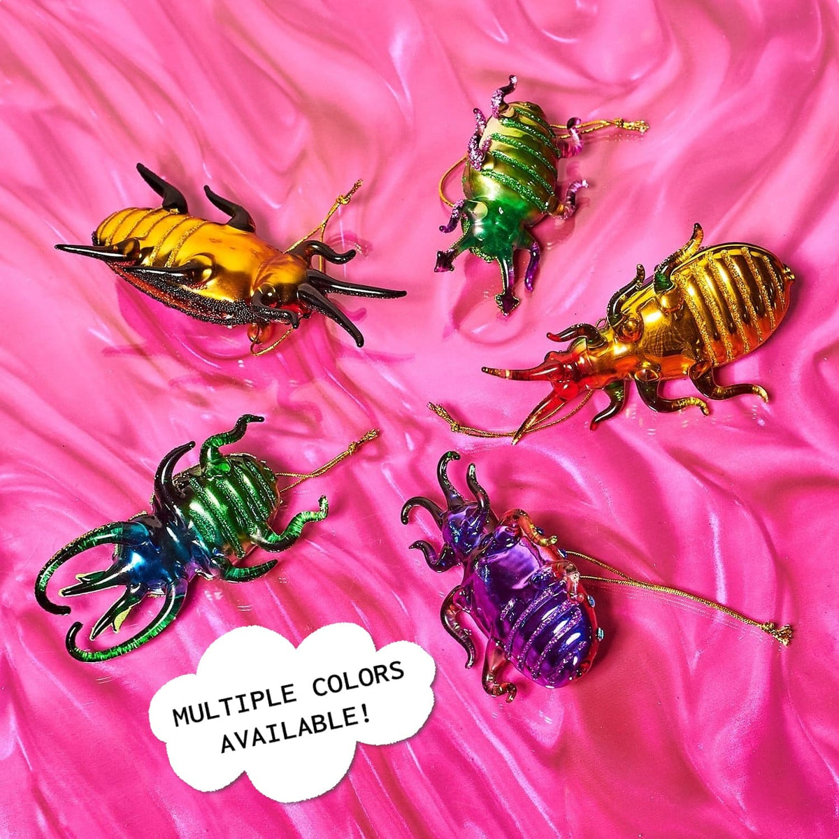 Forest Floor Bug Ornament Animal Ornament - Beetle - Blown