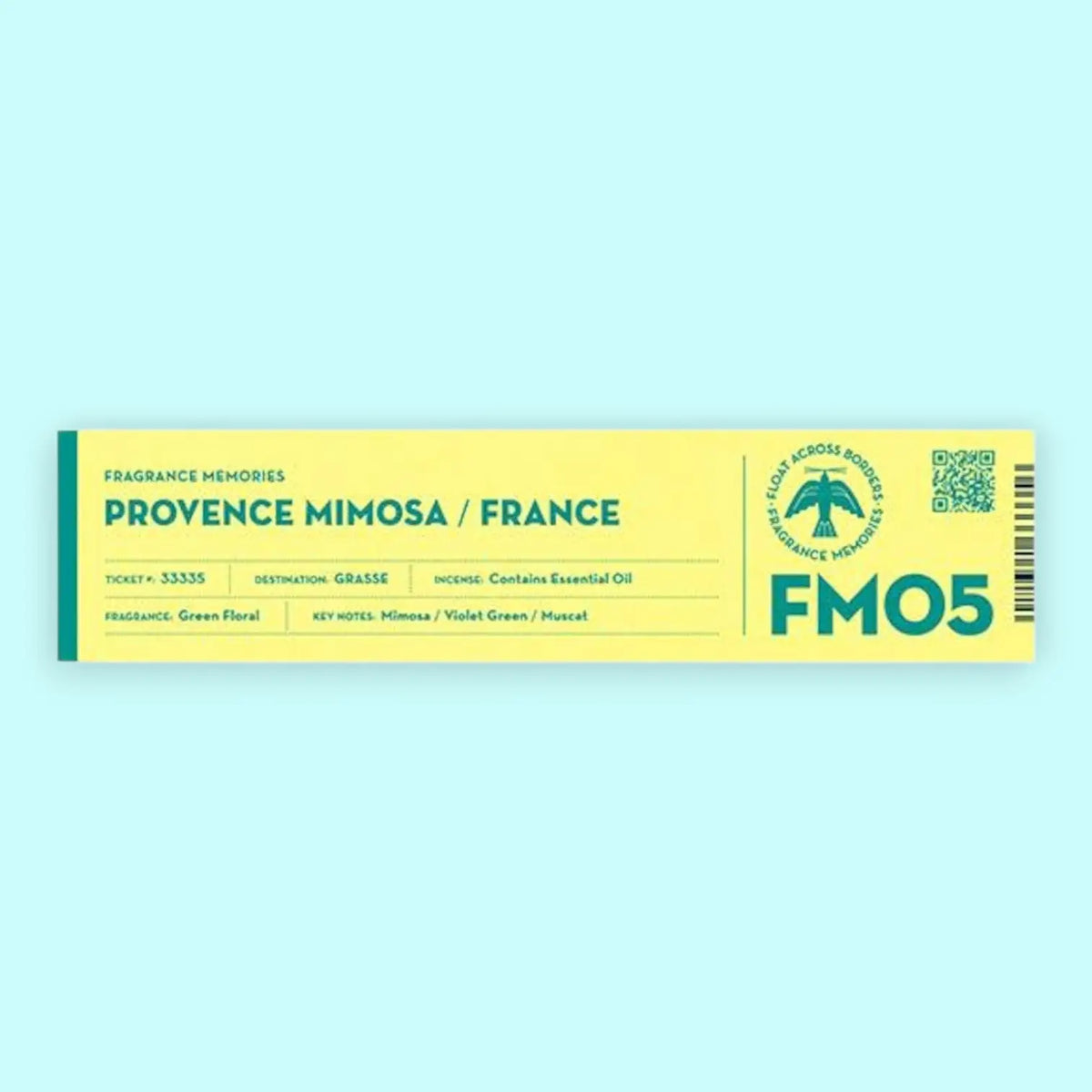Fragrance Memories Incense - Provence Mimosa Nippon Kodo