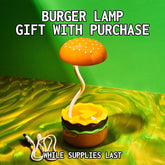 Free Gift with Purchase - Burger Lamp & Pencil Sharpener