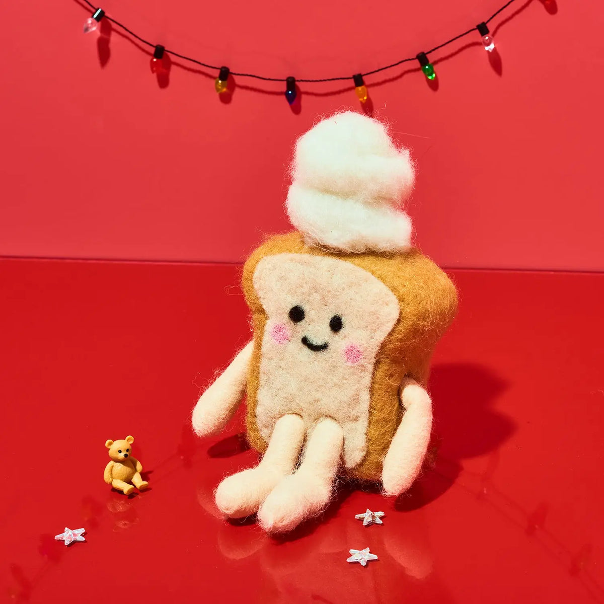 French Toast Character Felt Ornament | Friends Nyc Brooklyn