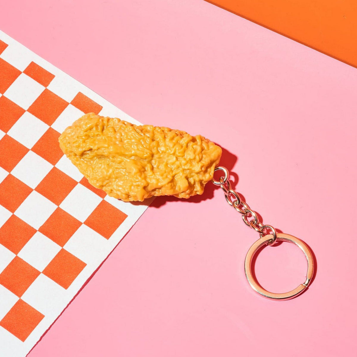 Fried Chicken Keychain Accessory - Fake Food - Keychain