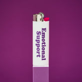 Friends Nyc Bic Lighter - Emotional Support Printed