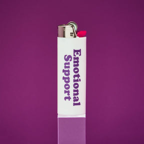 Friends Nyc Bic Lighter - Emotional Support Printed