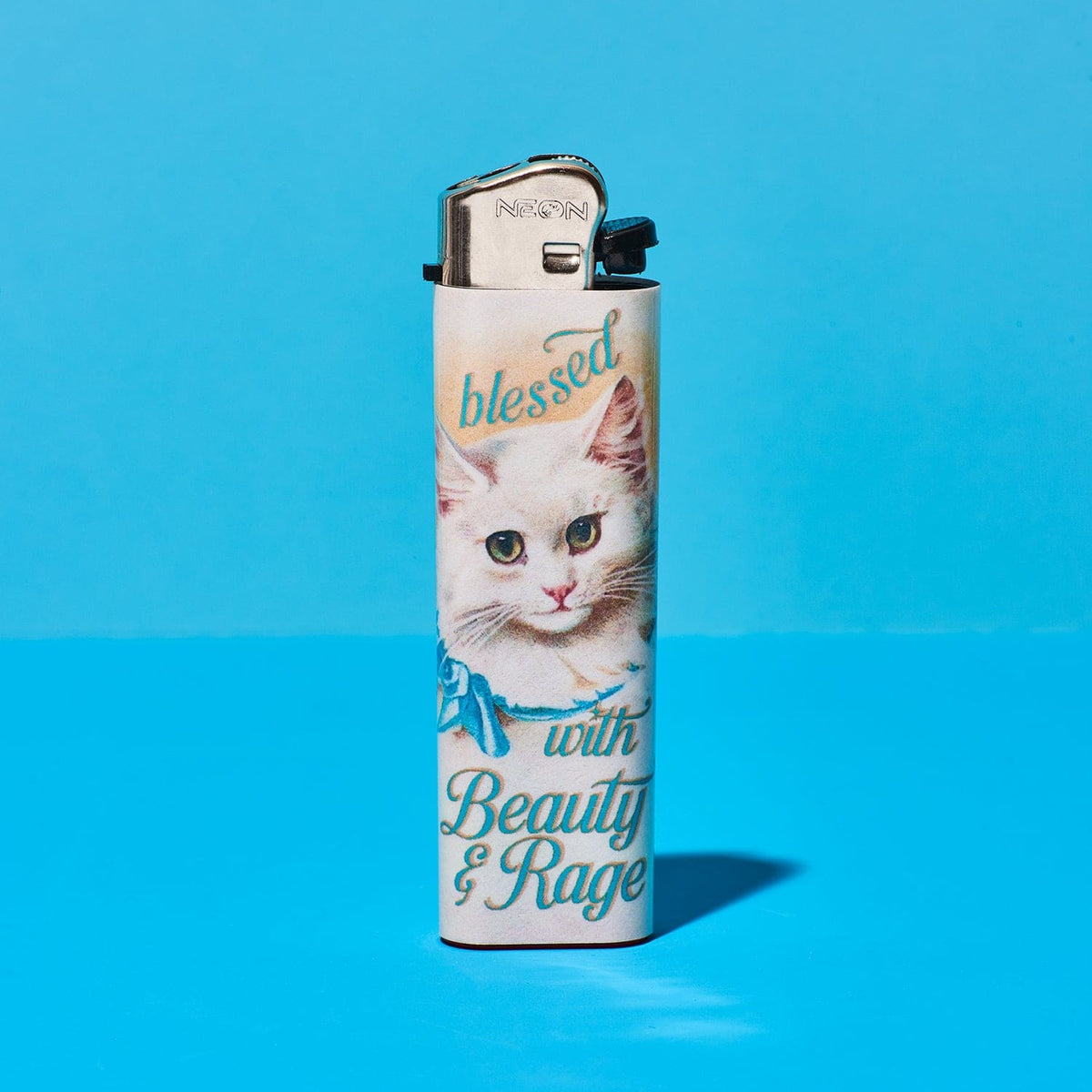 Friends Nyc Blessed with Beauty & Rage Cat Lighter Cat