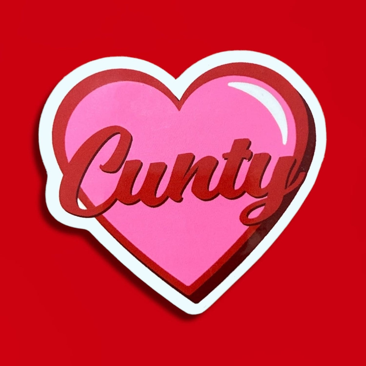 Friends Nyc Cunty Heart Sticker Bff Gifts - Decorative