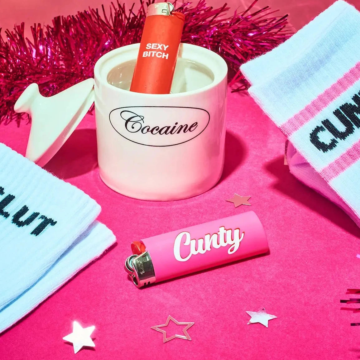 Friends Nyc Cunty Pink Lighter | Brooklyn Ny