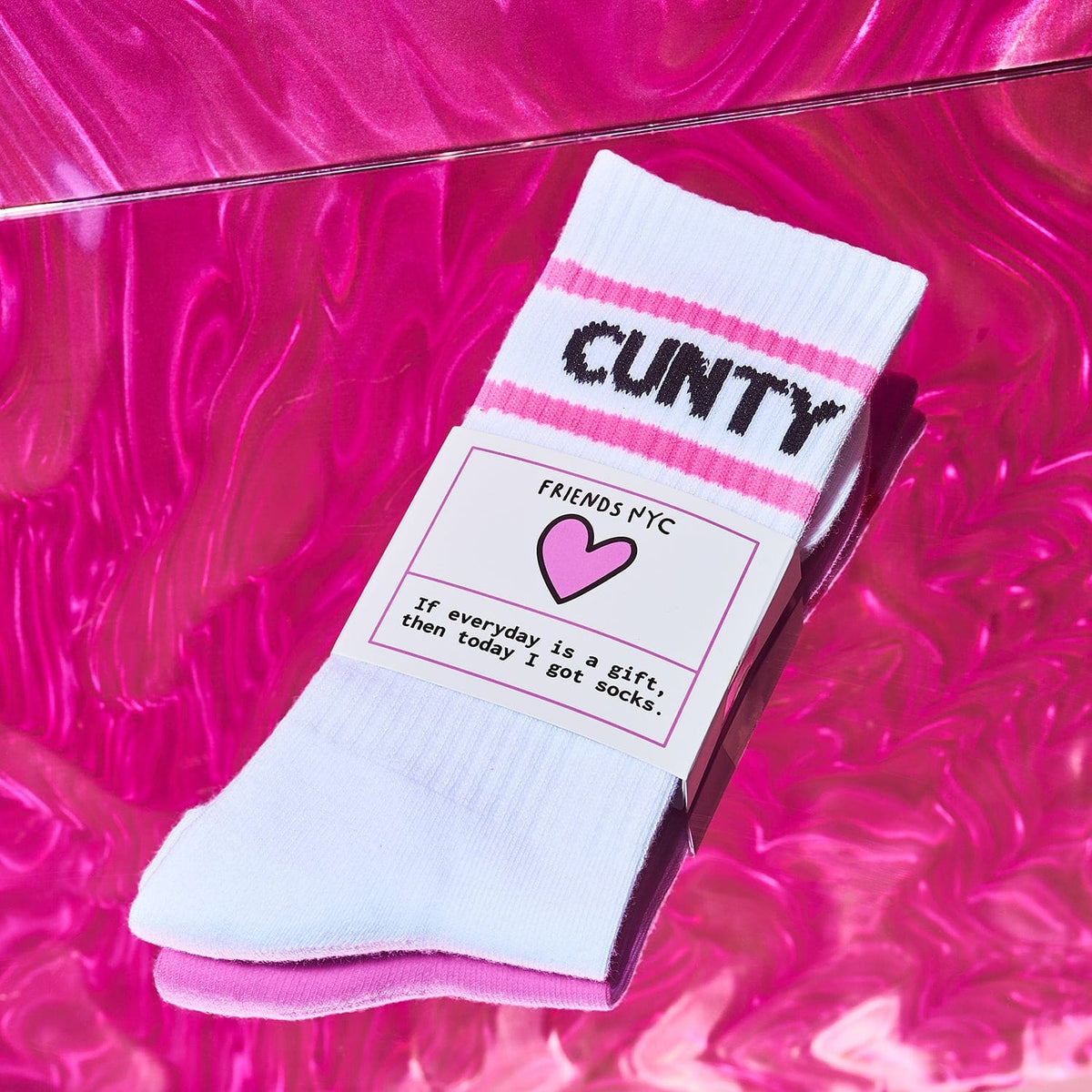 Friends Nyc Cunty Socks - Unisex Cunty - Cute Socks