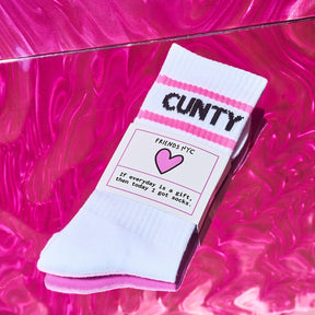 Friends Nyc Cunty Socks - Unisex Cunty - Cute Socks