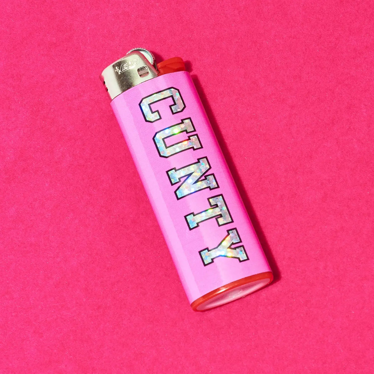 Friends Nyc Cunty Sparkle Lighter Varsity Letters - Glitter