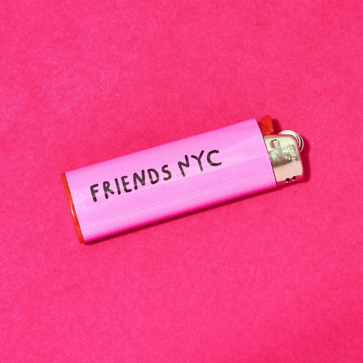 Friends Nyc Cunty Sparkle Lighter Varsity Letters - Glitter
