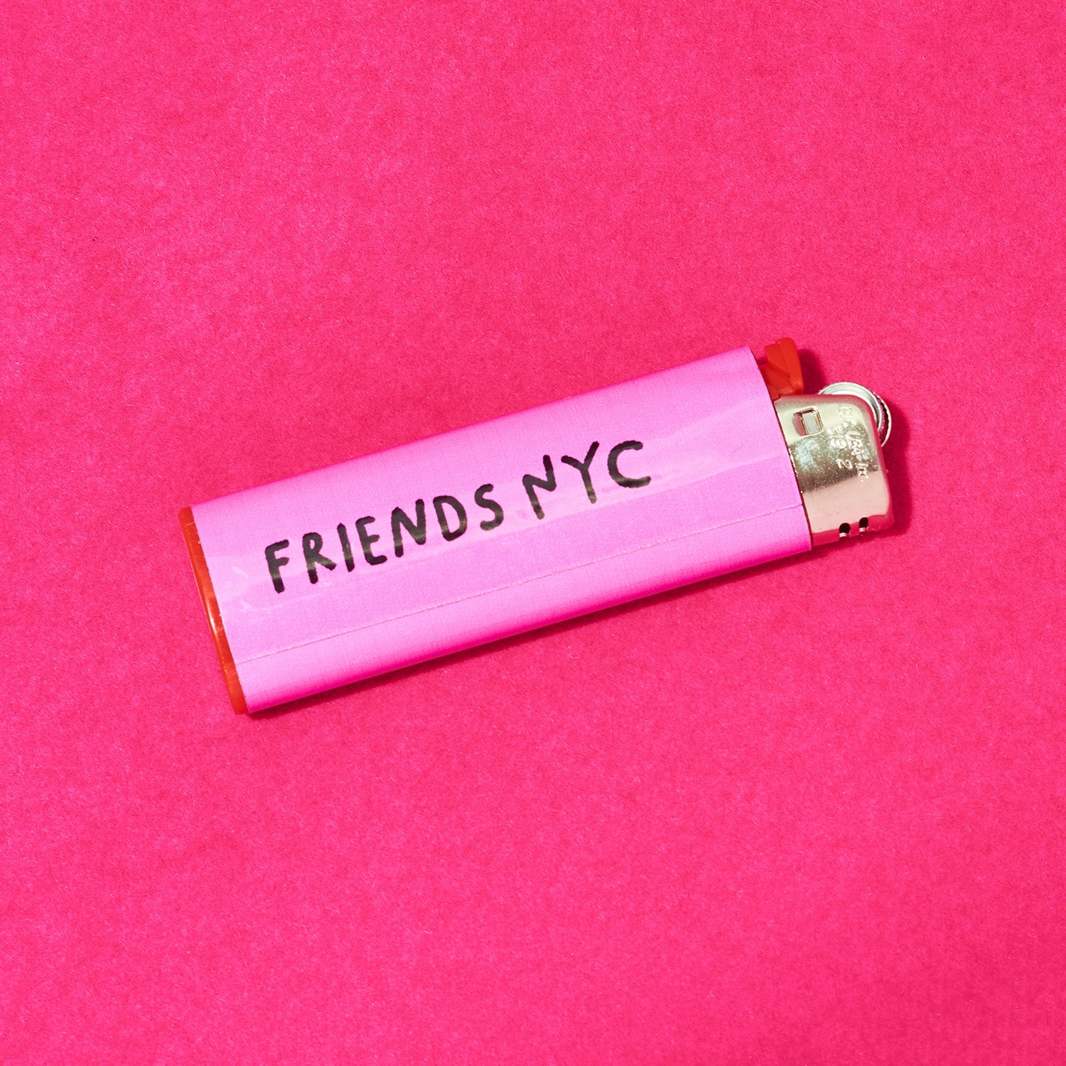 Friends Nyc Cunty Sparkle Lighter Varsity Letters - Glitter