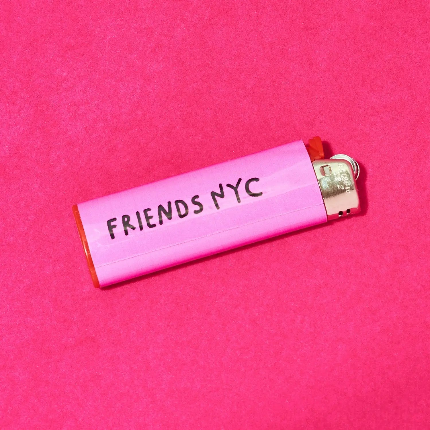 Friends Nyc Cunty Sparkle Lighter Varsity Letters - Glitter