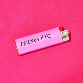 Friends Nyc Cunty Sparkle Lighter Varsity Letters - Glitter