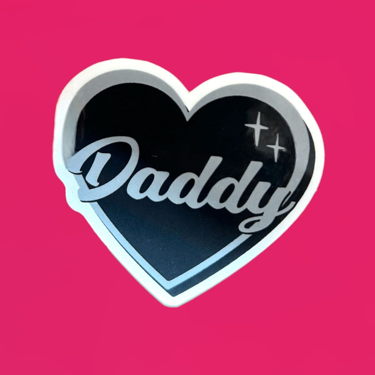 Friends Nyc Daddy Heart Sticker Decorative Sticker