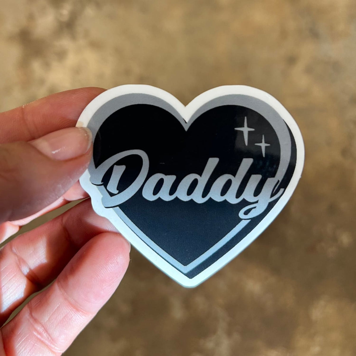 Friends Nyc Daddy Heart Sticker Decorative Sticker