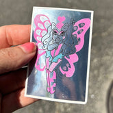 Friends Nyc Die Cut Sticker Chappell Cat Holo Decorative