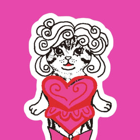 Friends Nyc Drag Queen Cat Sticker Cat - Lover Gifts