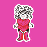 Friends Nyc Drag Queen Cat Sticker Cat - Lover Gifts