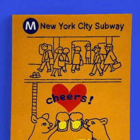 Friends Nyc Pizza Rat Subway Sticker Bff Gifts - Decorative