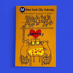 Friends Nyc Pizza Rat Subway Sticker Bff Gifts - Decorative