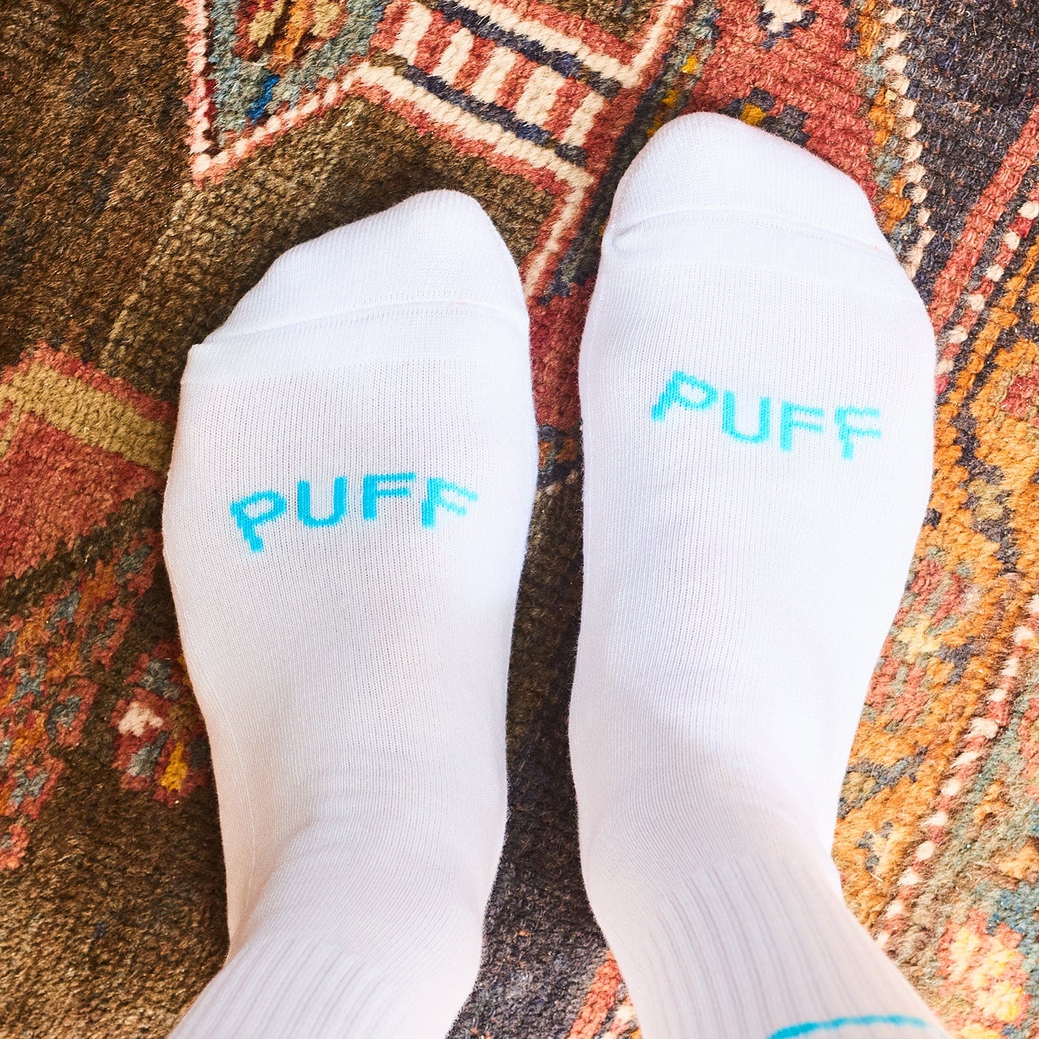 Friends Nyc Puff Tube Socks - Unisex Cute Socks - Designed