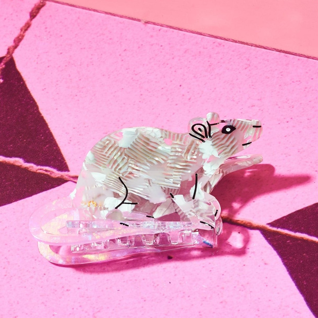 Friends Nyc Rat Hair Claw Cute Hair Clip - Exclusive