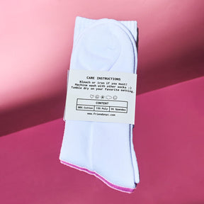 Friends Nyc Slut Socks - Unisex Artist Made - Athletic Tube
