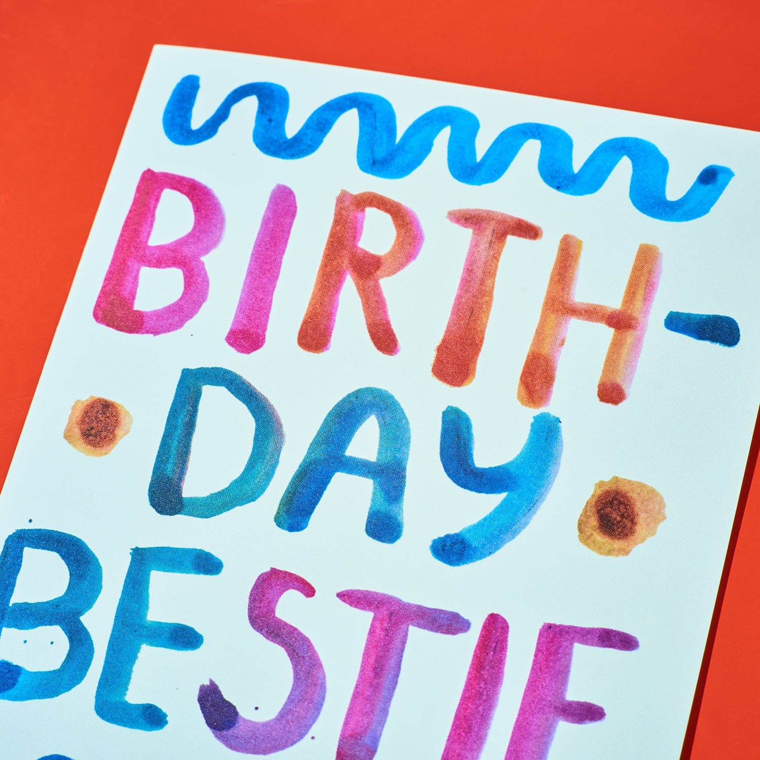Friends Nyc x Pil Collab Card Birthday Bestie C1321