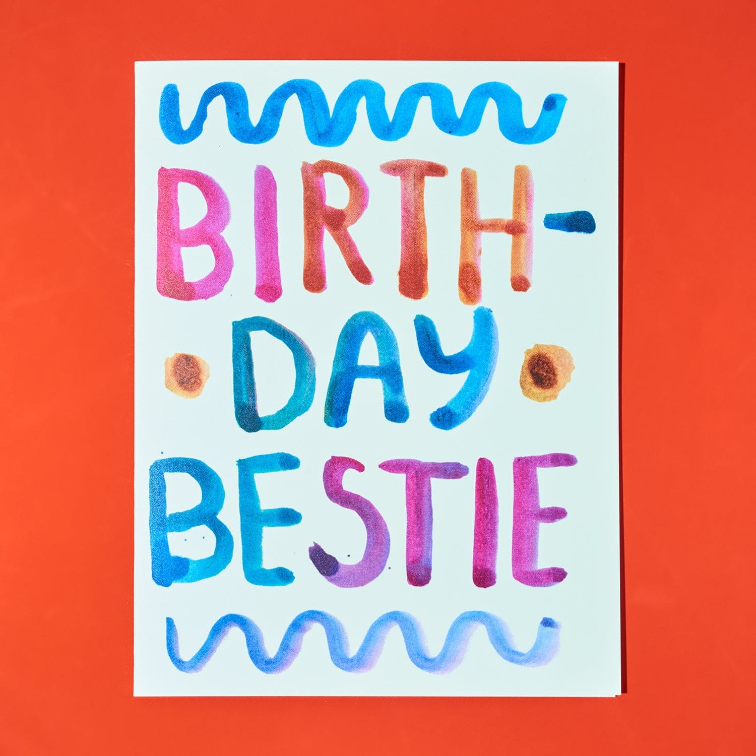Friends Nyc x Pil Collab Card Birthday Bestie C1321