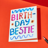 Friends Nyc x Pil Collab Card Birthday Bestie C1321