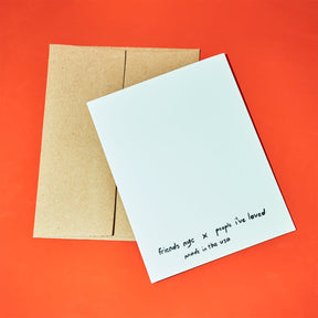 Friends Nyc x Pil Collab Card Birthday Bestie C1321