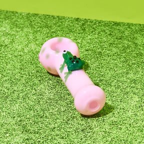 Frog Pipe Pink Hand Pipe Smoke Shop Smoking Accessories