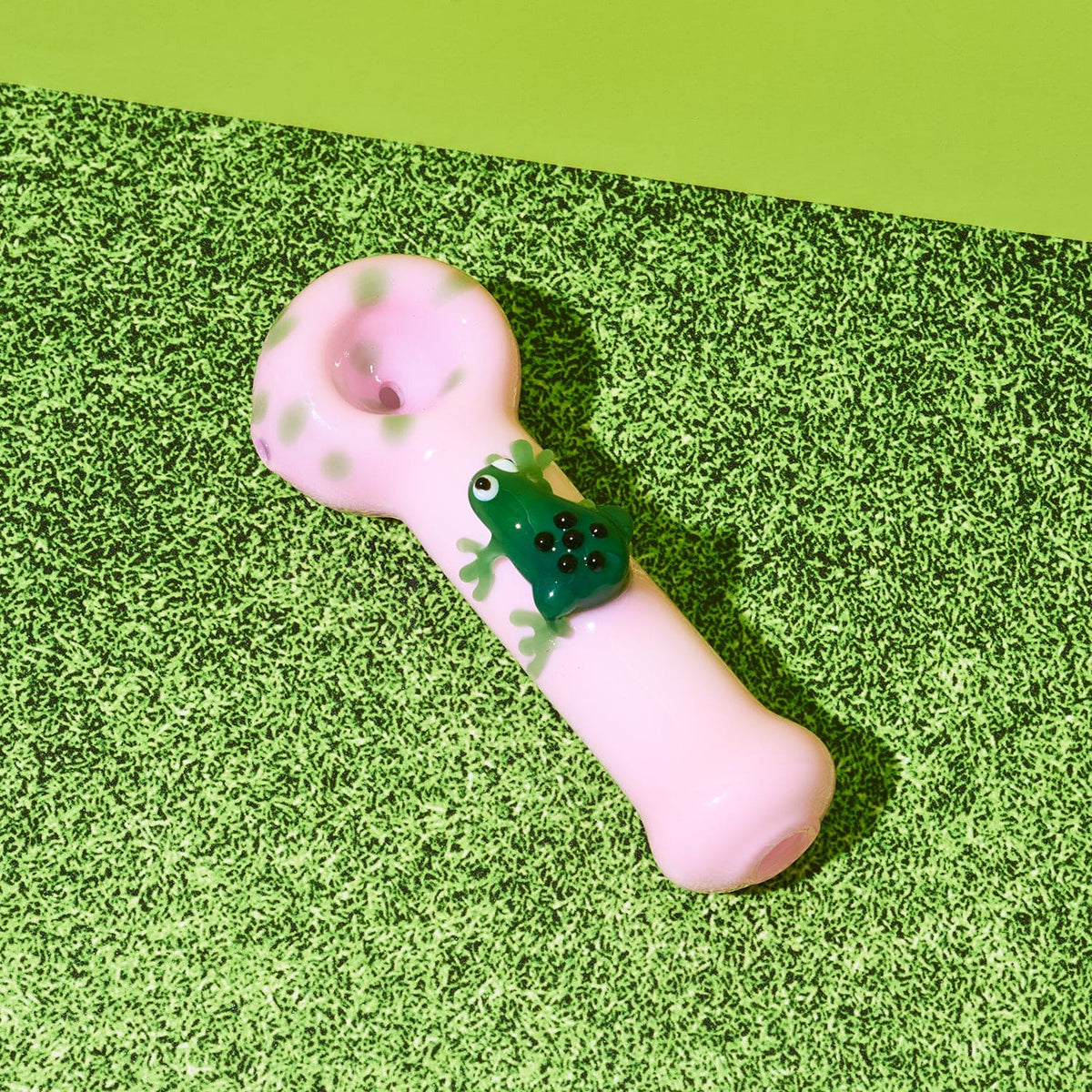 Frog Pipe Pink Hand Pipe Smoke Shop Smoking Accessories