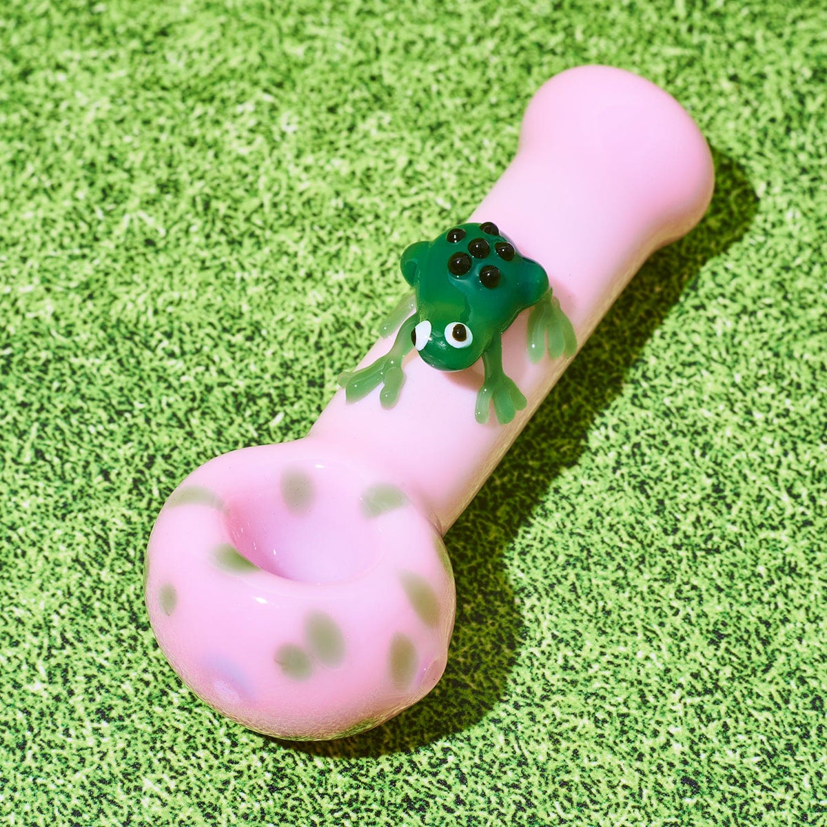 Frog Pipe Pink Hand Pipe Smoke Shop Smoking Accessories