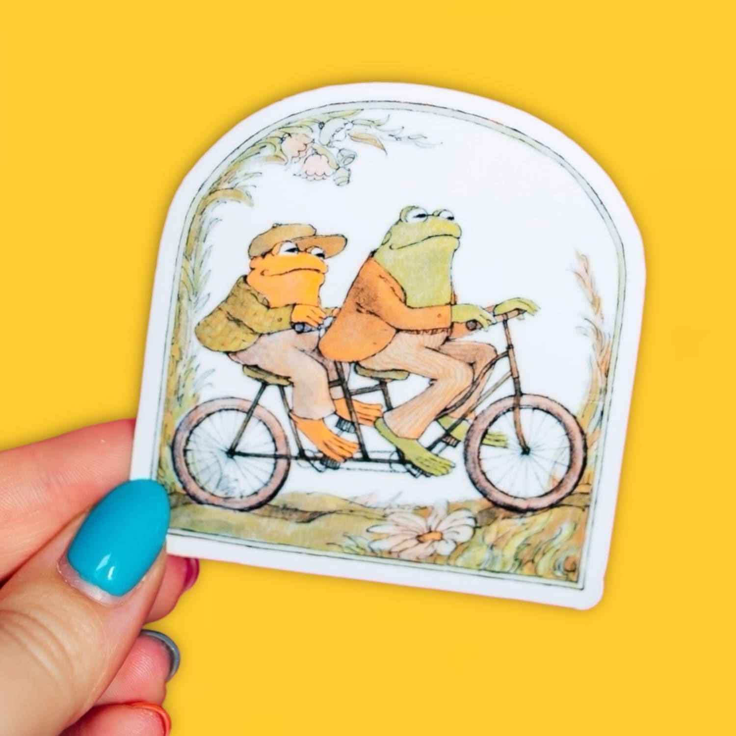 Frog and Toad Sticker Decorative Sticker - Made in the Usa