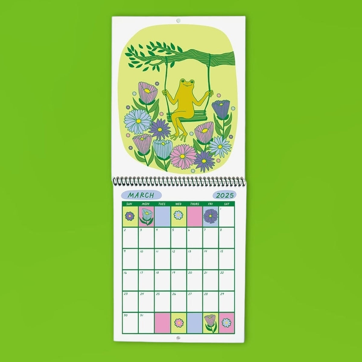 Froggy of the Month 2025 Calender Calendar25 - Xpackage