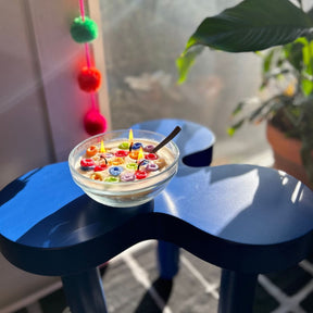 Fruit Loops Cereal Bowl Candle Candle - Cereal Bowl - Fake
