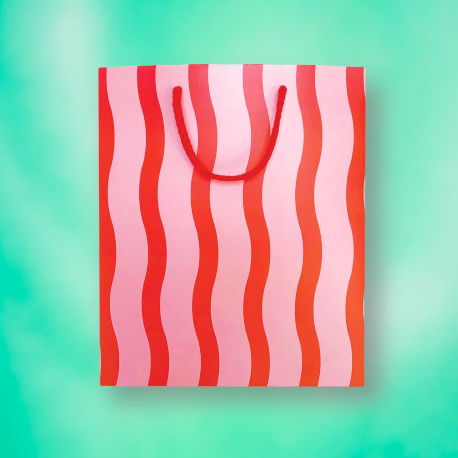 Fussy Stripe Gift Bag Birthday Gifts - For Mom - Gift Bag