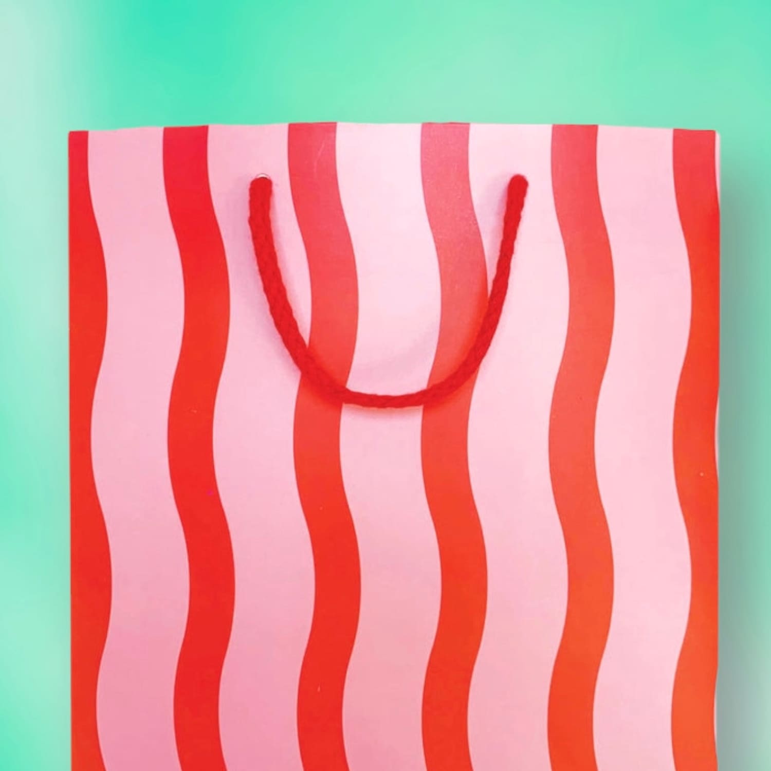 Fussy Stripe Gift Bag Birthday Gifts - For Mom - Gift Bag