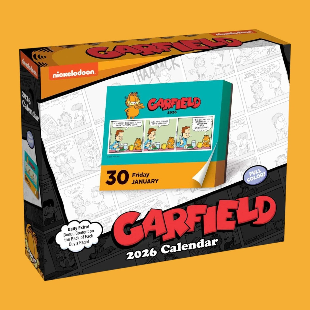 Garfield 2026 Day to Calendar Calendar Calendar26 Cartoon
