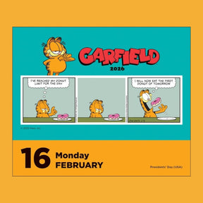 Garfield 2026 Day to Calendar Calendar Calendar26 Cartoon