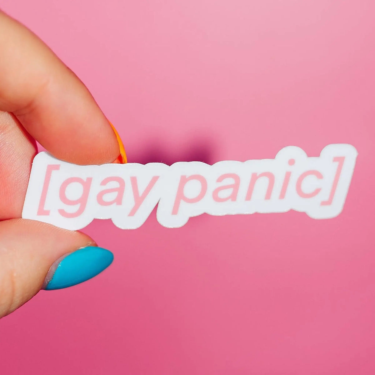 Gay Panic Sticker Sss | Friends Nyc Brooklyn Ny