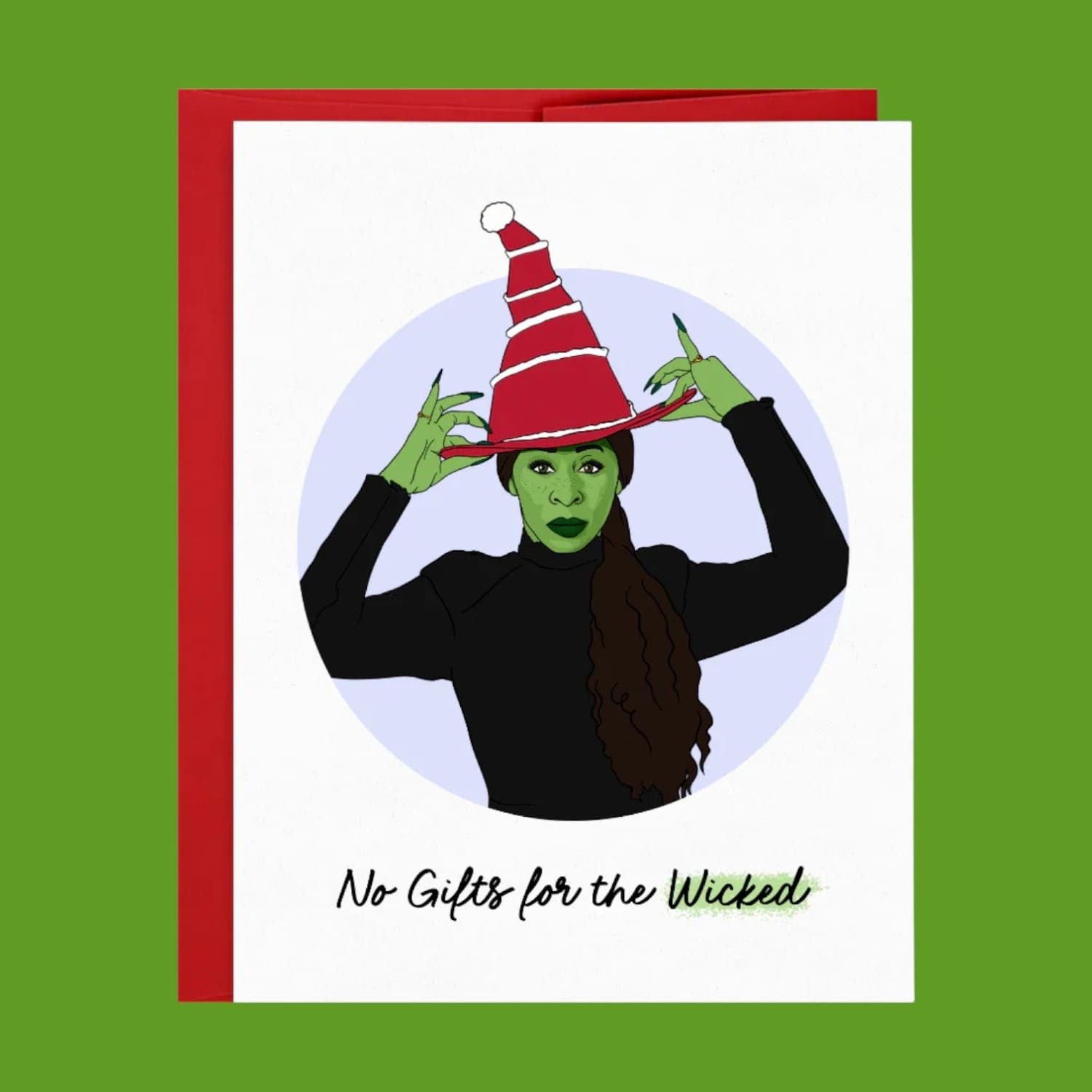 No Gifts for the Wckd Holiday Card Christmas - Card - Cards
