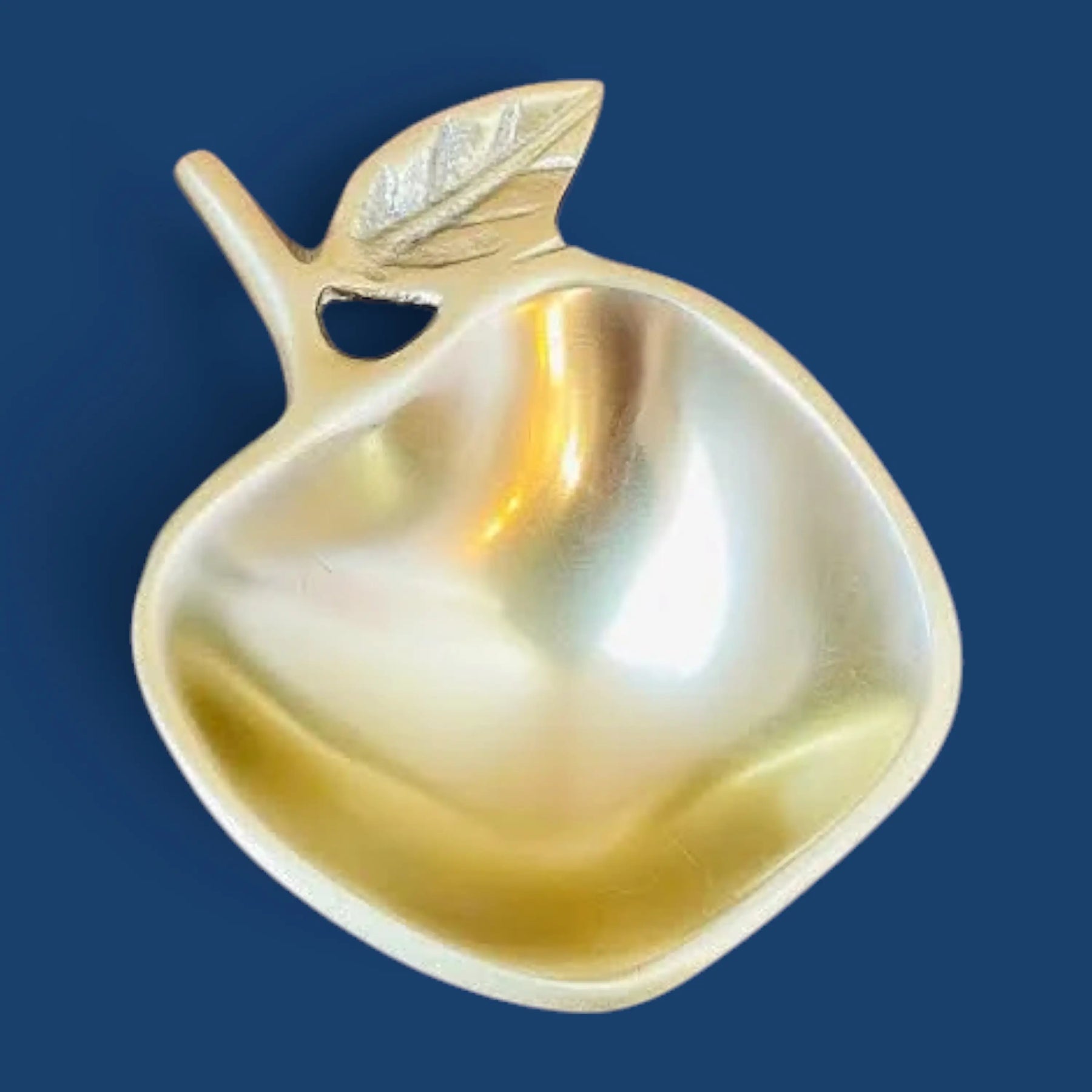 Gilded Apple Bowl Gold | Friends Nyc Brooklyn Ny