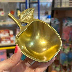 Gilded Apple Bowl Gold | Friends Nyc Brooklyn Ny