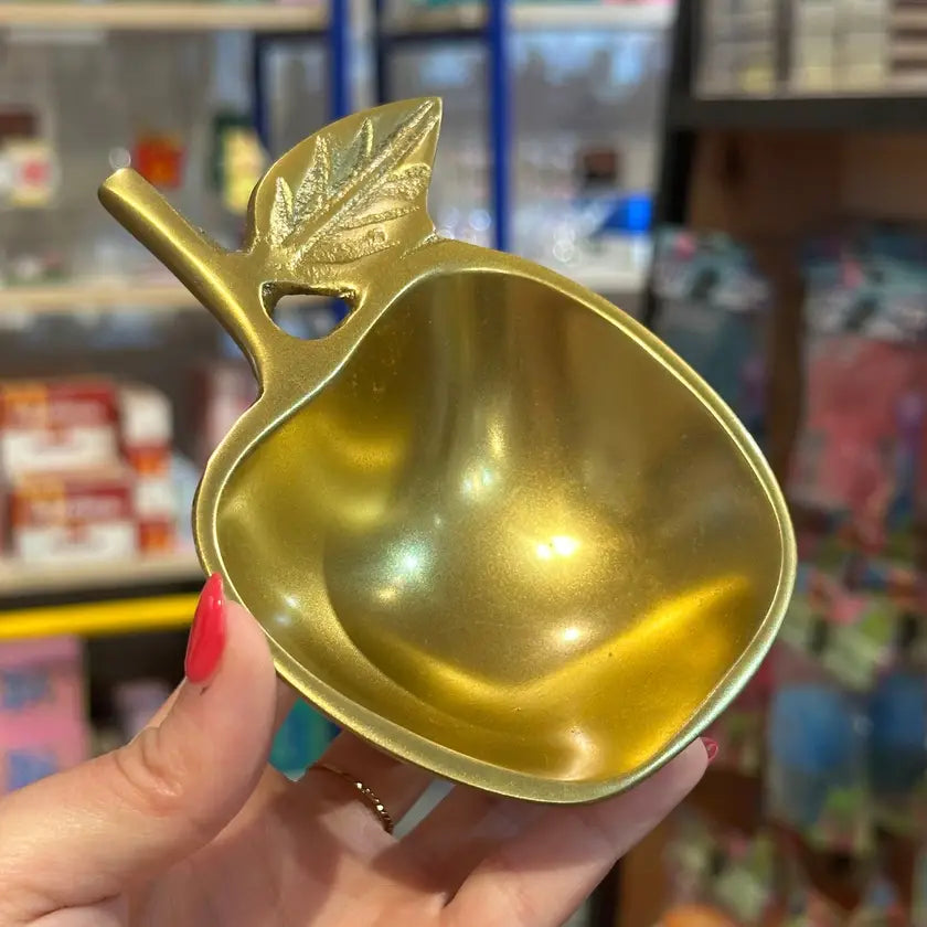 Gilded Apple Bowl Gold | Friends Nyc Brooklyn Ny